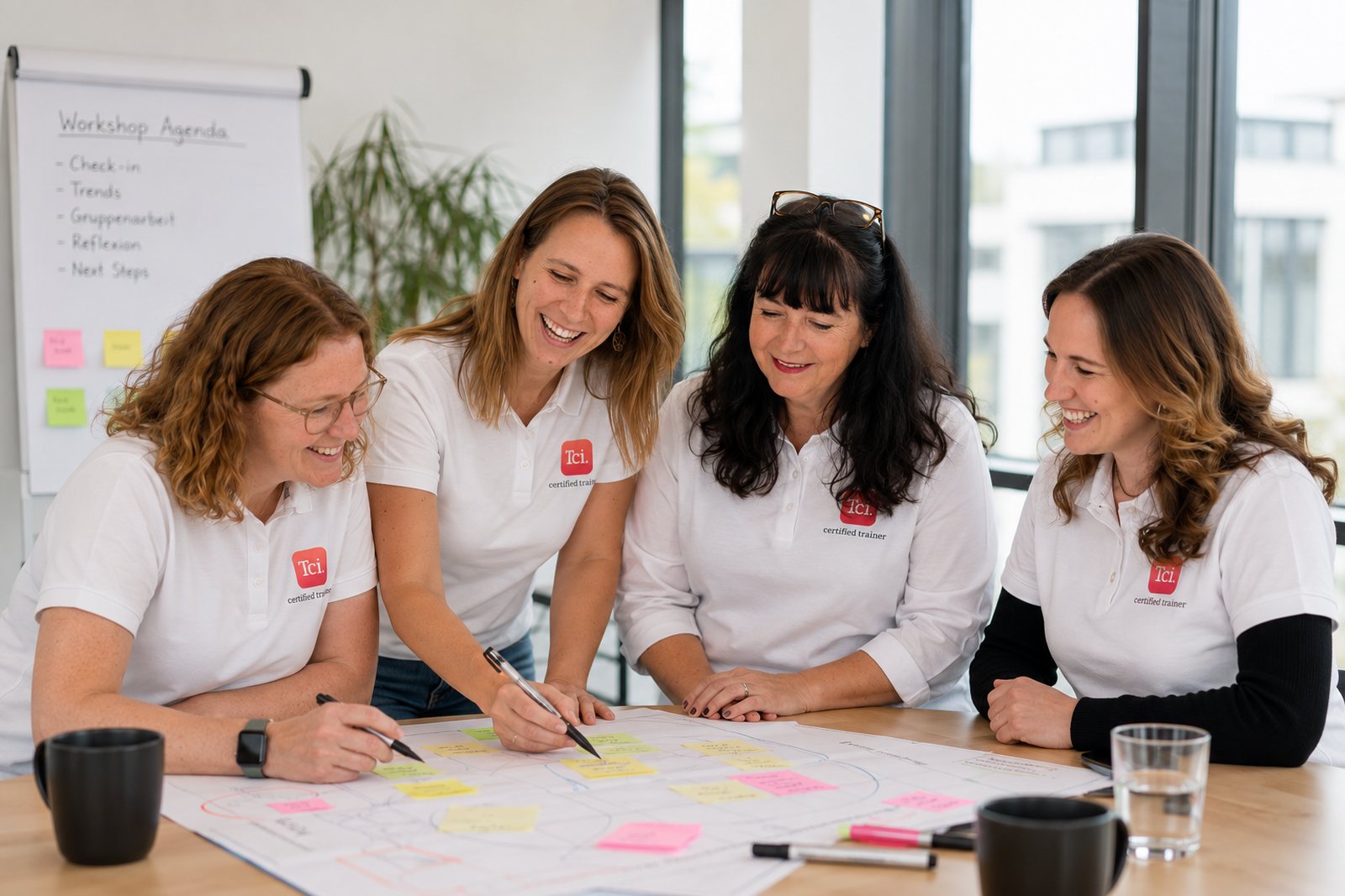 Les quatre formatrices certifiées Kinetics4n4® en plein atelier